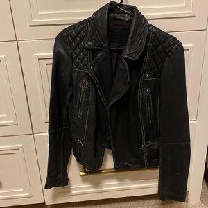 All Saints Leather Moto Jacket